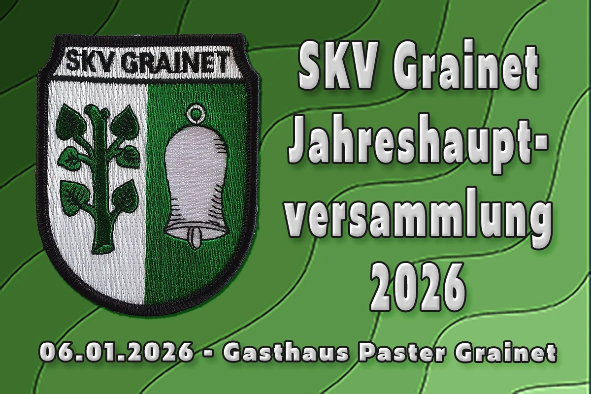 Jahreshauptversammlung SKV Grainet 2026