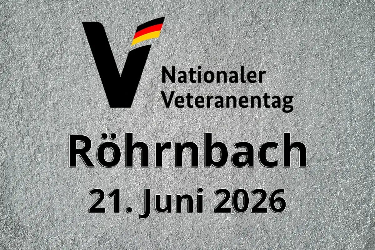 Nationaler Veteranentag in Röhrnbach 2026, - Grafik mit lizenfreien Logo der Bundeswehr